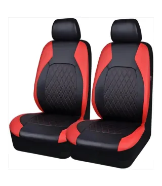 Fundas Asientos Coche Negro y Rojo