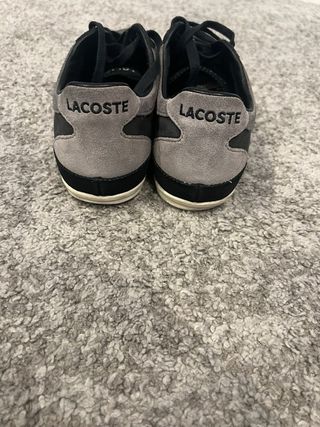 Zapatillas Lacoste Negras y Grises