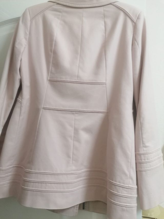 Gabardina Zara Rosa Palo