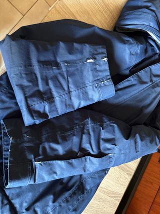 Chaqueta The North Face Azul y Beige