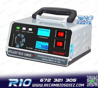 CARGADOR DE BATERIA 12v 24v COCHE MOTO BARCO