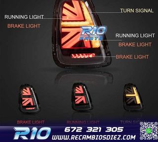 PILOTOS LED MINI COOPER R56 R57 07-14 ROJO