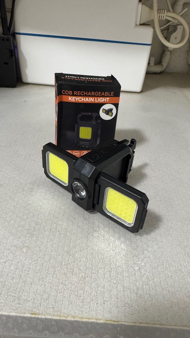 Linterna COB Recargable Llavero