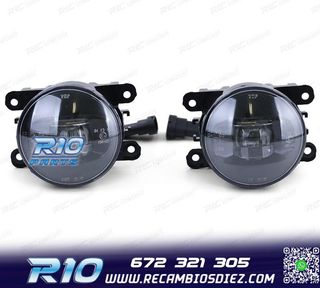 FAROS ANTINIEBLA VARIOS MODELOS LED NEGRO AHUMADO