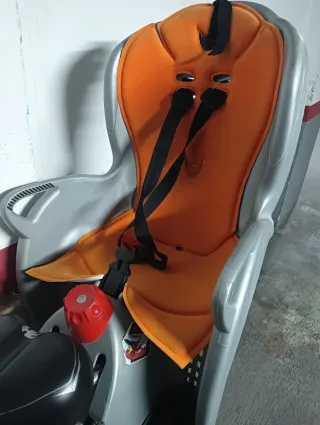 Silla niño bici Hamax naranja