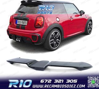 ALERON SPOILER MINI COOPER F55 F56 JCW LOOK 13- NEGRO BRILL
