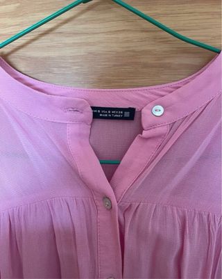 Blusa Zara rosa 