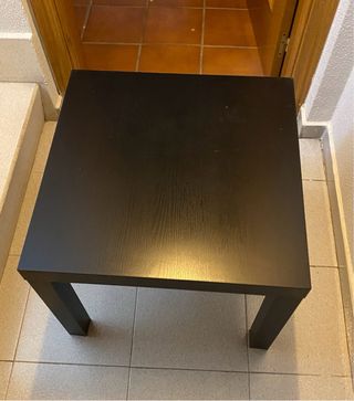 Mesa auxiliar Ikea madera marrón