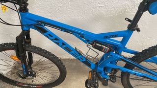 Bicicleta MTB Racer Azul Doble Suspensión