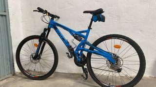 Bicicleta MTB Racer Azul Doble Suspensión