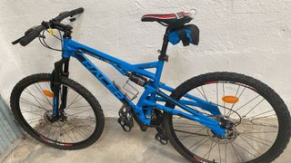Bicicleta MTB Racer Azul Doble Suspensión
