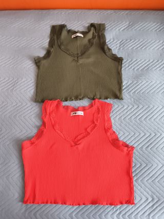 Conjunto 2 Camisetas Cortas Mujer