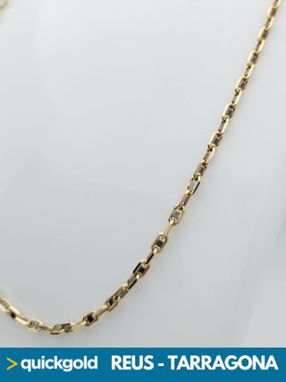 035-02-00453 CADENA ORO DE 18K CALABROTE 61CM