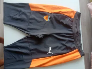 Pantalón Chándal VCF Gris y Naranja