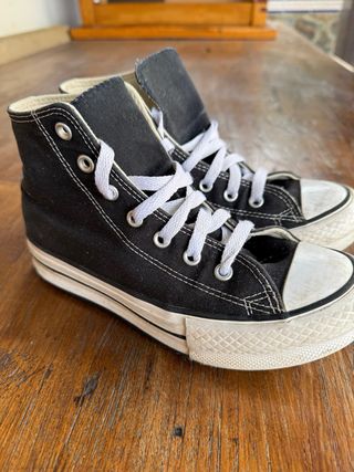 Zapatillas Converse All Star Niña T34 Negras