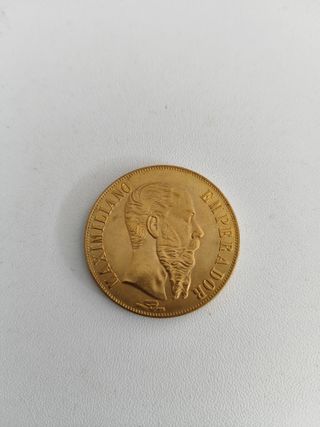 Moneda Antigua de México - Maximiliano Emperador
