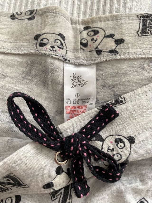 Pantaloncino pigiama panda_0022