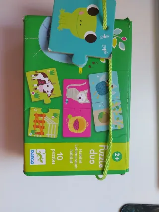 Puzzles Duo Djeco Habitat 10 Piezas