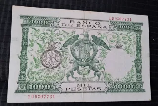 Billete 1000 pesetas  1957