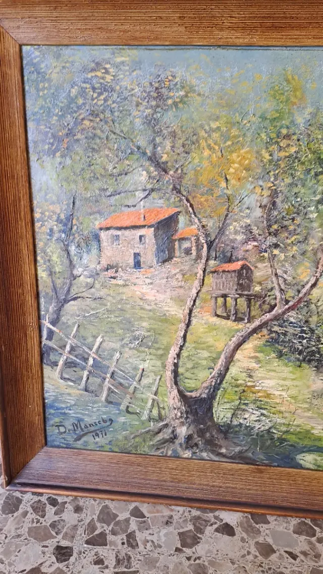 Cuadro Paisaje Rural 140x70cm - D.Mancebo