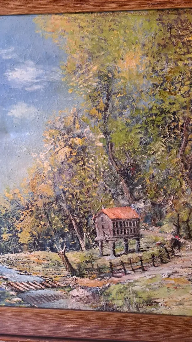 Cuadro Paisaje Rural 140x70cm - D.Mancebo