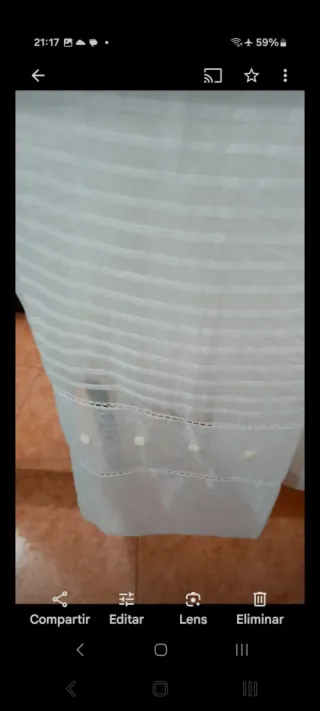 Vestido blanco de primera comunion.