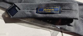 Cravatta Halston Napoli grigia nuova