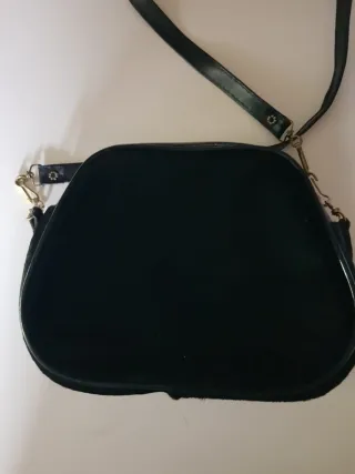 Borsa vintage anni '60 vera pelle e cavallino