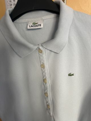 Polo Lacoste Azul Talla S