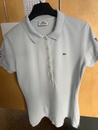 Polo Lacoste Azul Talla S