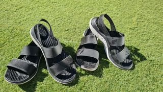 Sandalias Crocs Swiftwater Mujer Negras/Grises