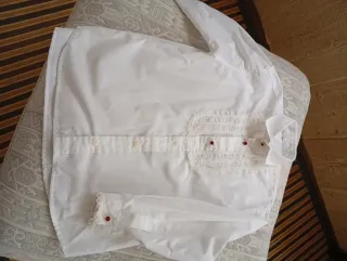 Traje campero niño blanco, gris, morado