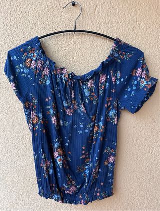 Blusa Springfield floral manga corta