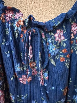 Blusa Springfield floral manga corta