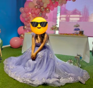 Vestido Quinceañera Morado