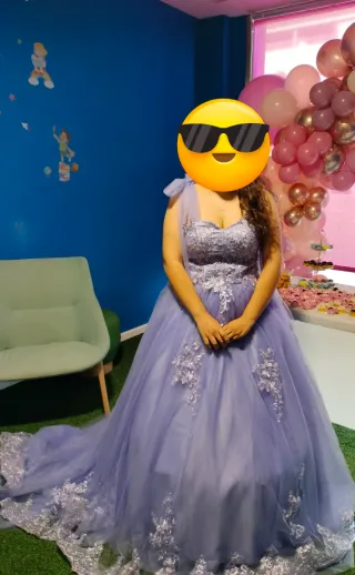 Vestido Quinceañera Morado