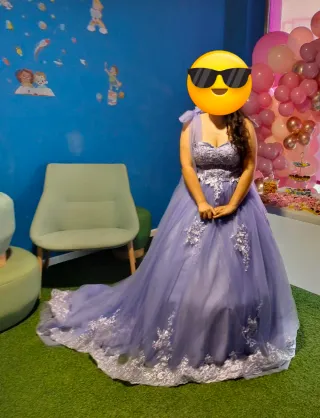 Vestido Quinceañera Morado