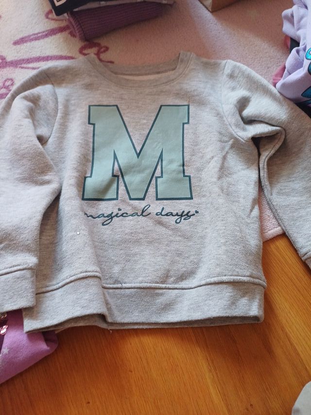 Lote 6 sudaderas niña 5-6 años