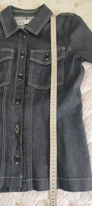 Cazadora vaquera Zara azul