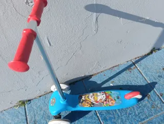 Patinete Patrulla Canina 3 Ruedas Azul