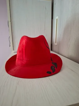 Sombrero Panamá Rojo con Diseño