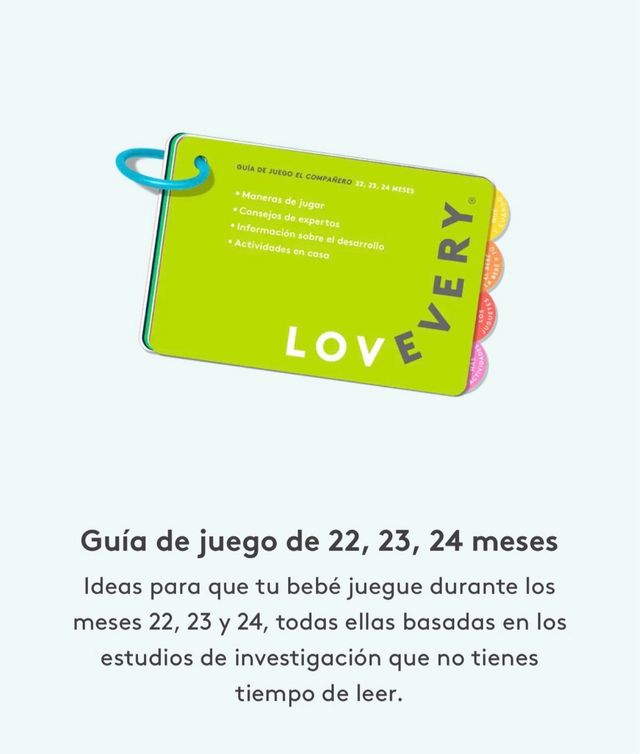 Lovevery Kit El Compañero Meses 22-24