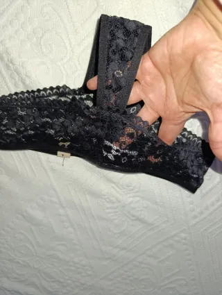 Tanga YALISH encaje negro Talla S