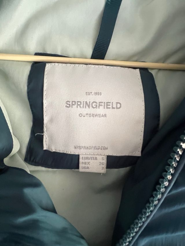 Chaqueta Springfield Talla S Verde Petróleo