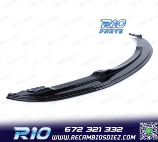 SPOILER LIP BMW E90 E91 05-08 PACK M NEGRO BRILLO