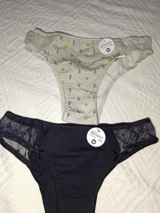 Bragas MONKEY gris y negro Talla L/ XL