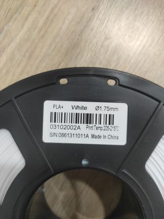 Filamento PLA Blanco 1.75mm Impresora 3D