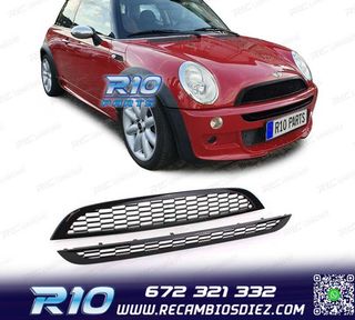 PARRILLA MINI COOPER S 01-06 NEGRO BRILLO