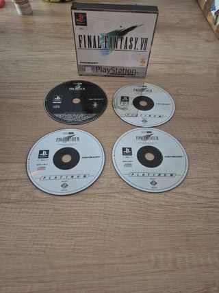 Final Fantasy VII Platinum PS1 + Demo