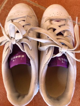 Scarpe da ginnastica bianche bambina 34